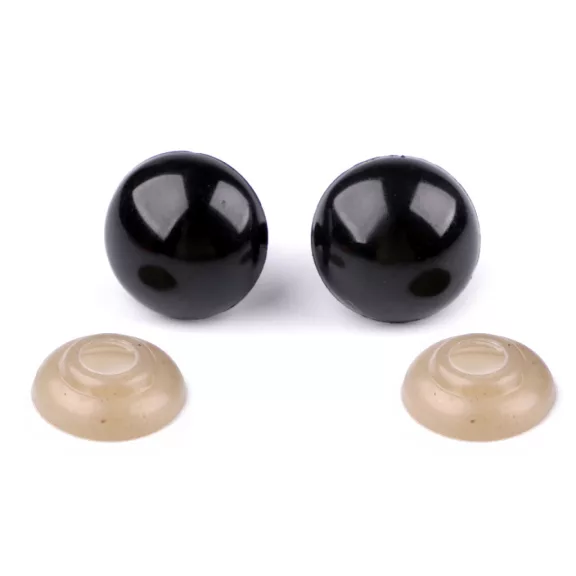 Biztonsági szemek Ø16 mm - fekete (50 szett) Biztonsági szemek Ø16 mm - fekete (50 szett)