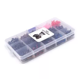 Szem készlet és orr biztosítékkal 376 db