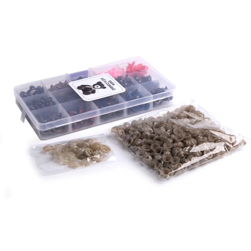 Szem készlet és orr biztosítékkal 376 db