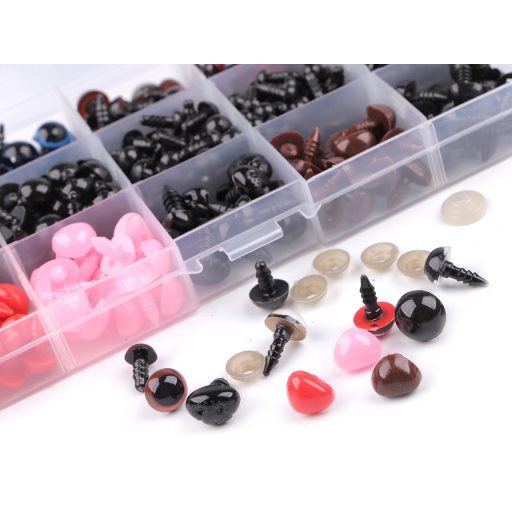 Szem készlet és orr biztosítékkal 376 db