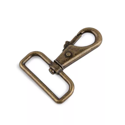 Fém forgós karabiner 40 mm-es befűző