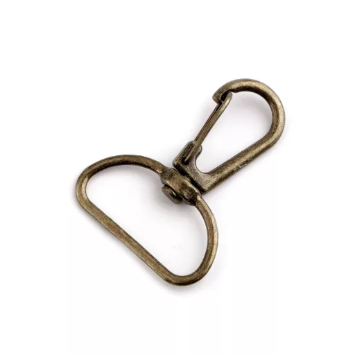 Fém forgós karabiner 25 mm-es befűző