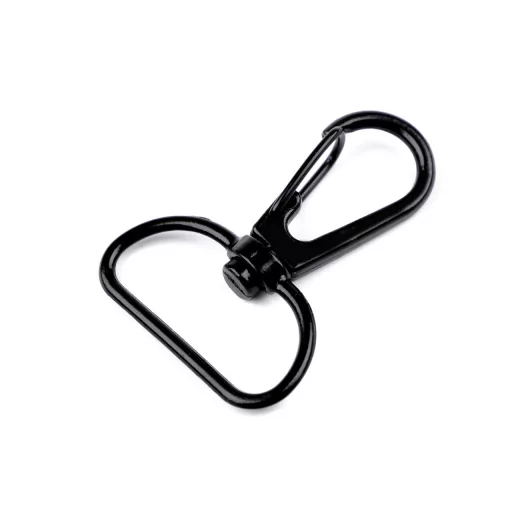 Fém forgós karabiner 25 mm-es befűző