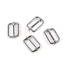 Heveder bújtató / fém csúszka széles 25 mm - 1 nikkel (4 db-os csomagolás) Heveder bújtató / fém csúszka széles 25 mm - 1 nikkel (4 db-os csomagolás)