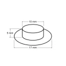 Ringli alátéttel belső Ø10 mm külső Ø17 mm matt - 1 nikkel (100 pr) Ringli alátéttel belső Ø10 mm külső Ø17 mm matt - 1 nikkel (100 pr)