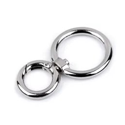 Fém forgós karabiner 25 mm-es befűző