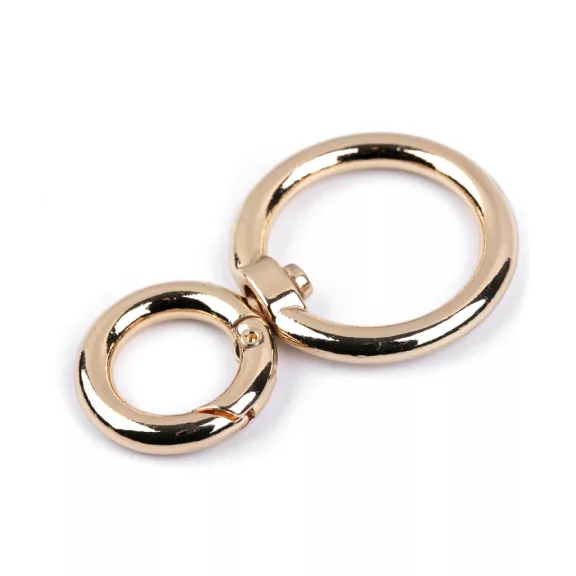 Fém forgós karabiner 25 mm-es befűző - 2 arany klasszik (3 db-os csomagolás) Fém forgós karabiner 25 mm-es befűző - 2 arany klasszik (3 db-os csomagolás)
