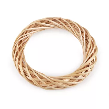   Vessző koszorú Ø25 cm - 3 természeti (3 db-os csomagolás)
