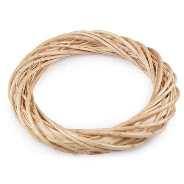   Vessző koszorú Ø40 cm - természetes világos (3 db-os csomagolás)