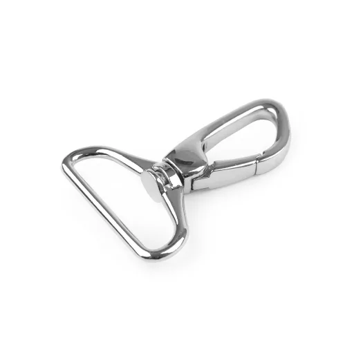 Fém forgós karabiner 38 mm-es befűző