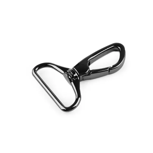 Fém forgós karabiner 38 mm-es befűző