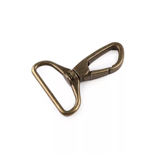 Fém forgós karabiner 38 mm-es befűző