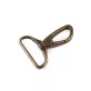 Fém forgós karabiner 38 mm-es befűző