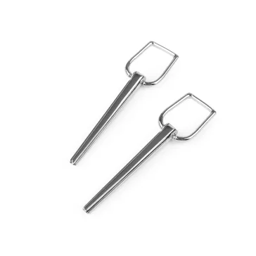   Design táskafüll félkarika a nyílás szélessége 20 mm - nikkel (30 db-os csomagolás)