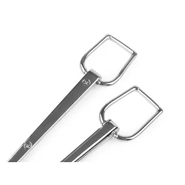   Design táskafüll félkarika a nyílás szélessége 20 mm - nikkel (30 db-os csomagolás)