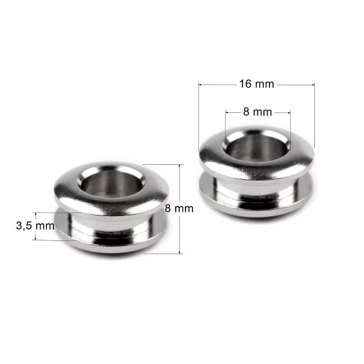 Csavaros ringli belső Ø8 mm / külsö Ø16 mm