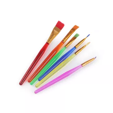   Ecset creativ hobby szett 6-részes - lásd a képen (1 szett)