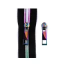 Cipzárkocsi spirális cipzárhoz No 6 szivárványos - multicolor (30 db-os csomagolás) Cipzárkocsi spirális cipzárhoz No 6 szivárványos - multicolor (30 db-os csomagolás)
