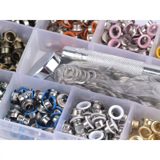 Ringli készlet belső Ø5 mm / külső Ø8 mm lyukasztóval