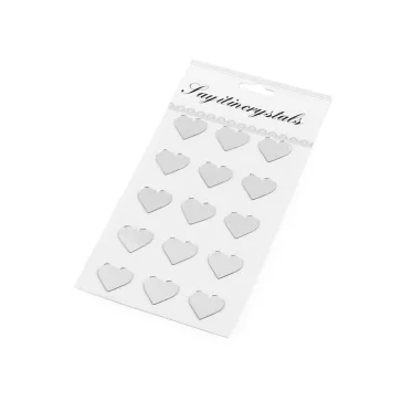   Öntapadó tükrök szívek, csillagok - 3 lásd a képen Hold (1 card)