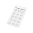 Öntapadó tükrök szívek, csillagok - 3 lásd a képen Hold (12 card)