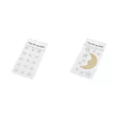 Öntapadó tükrök szívek, csillagok - 3 lásd a képen Hold (12 card)