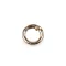 Gömbölyű karabiner táskára / karika kulcsra Ø13 mm - 3 rózsaarany (10 db-os csomagolás)