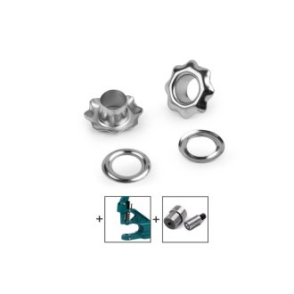 Ringli alátéttel belső Ø5 mm / külső Ø11 mm virág