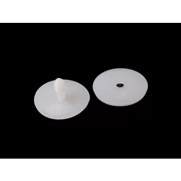   Műanyag biztonsági baba ízület Ø33 mm - átlátszó (60 szett)