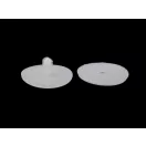 Biztonsági baba ízület Ø43 mm - átlátszó (60 szett)