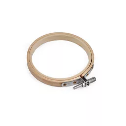 Bambusz fa hímzőkeret Ø8 cm