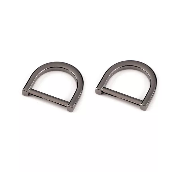 D karika félkarika átmérője 20 mm - 4 nikkel fekete (50 db-os csomagolás) D karika félkarika átmérője 20 mm - 4 nikkel fekete (50 db-os csomagolás)