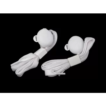 LED világító fűző hossza 120 cm - 1 fehér (1 pár)