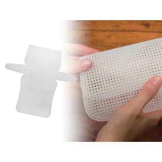 Műanyag hímző kanava / keret táskára / pénztárcára