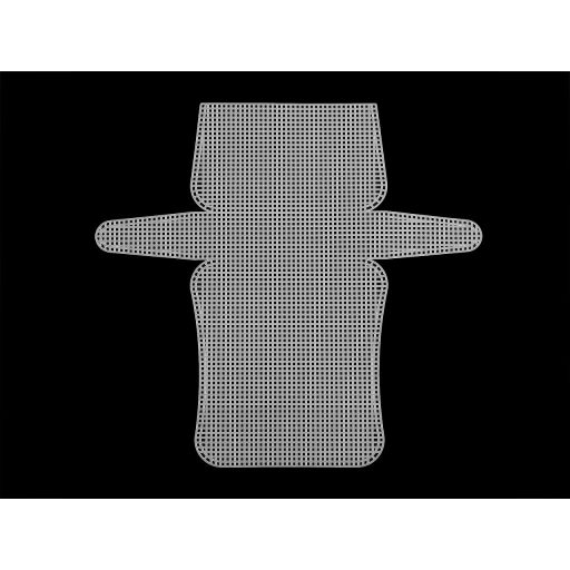 Műanyag hímző kanava / keret táskára / pénztárcára