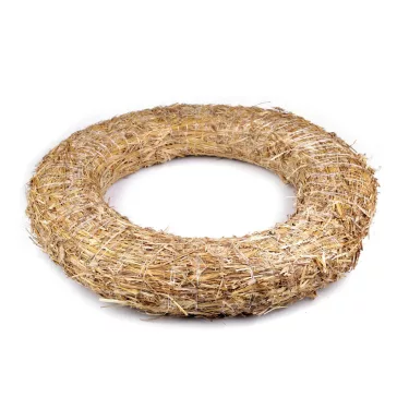   Szalma koszorú alap Ø70 cm - 2 (Ø70 cm) természeti (1 db-os csomagolás)