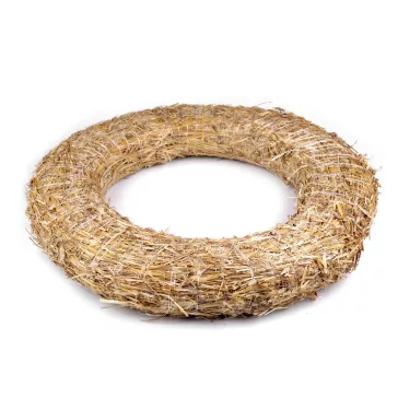   Szalma koszorú alap Ø70 cm - 2 (Ø70 cm) természeti (3 db-os csomagolás)