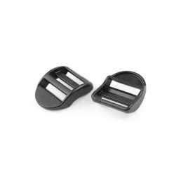 Műanyag szorító hevedercsat 20 mm füles szabályozó