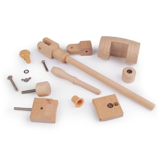 Fa asztali állvány hímzőkerethez