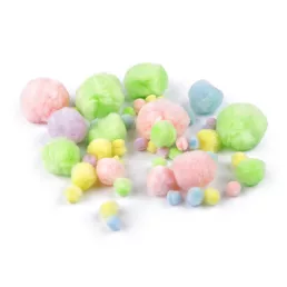 Zsenília golyó vegyes méret pom pom