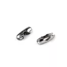 Golyós lánc csatlakozók 3x8 mm - nikkel (500 db-os csomagolás)