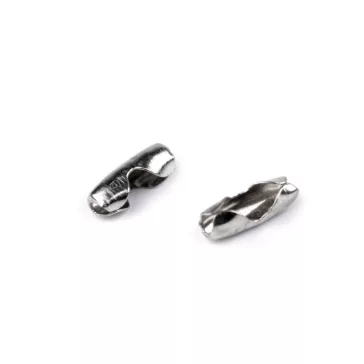   Golyós lánc csatlakozók 3x8 mm - nikkel (2000 db-os csomagolás)