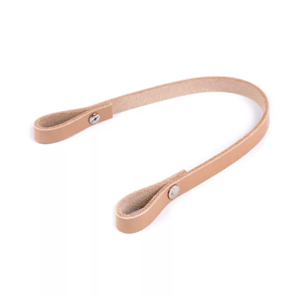 Bőr táskafül, kézitáska, széles 1 cm hossz 30 cm pánt - 1 természetes közepes (1 db-os csomagolás) Bőr táskafül, kézitáska, széles 1 cm hossz 30 cm pánt - 1 természetes közepes (1 db-os csomagolás)