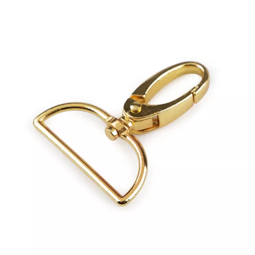 Fém forgós karabiner 37 mm-es befűző