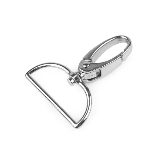Fém forgós karabiner 37 mm-es befűző
