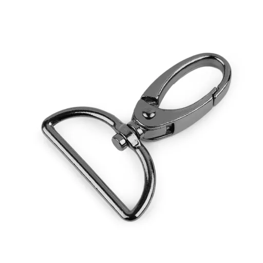 Fém forgós karabiner 32 mm-es befűző