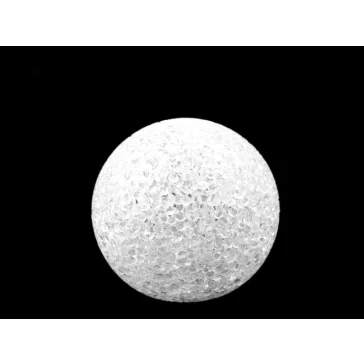   LED világító gömb elemes Ø8 cm - fehér meleg (3 db-os csomagolás)