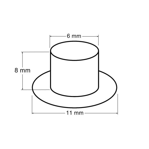 Tömítések alátéttel belső Ø6 mm / külső Ø11 mm