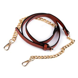   Fém pánt / fül lánccal és karabinerrel táskára szélessége 1,5 cm