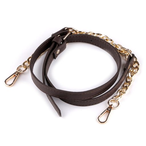 Fém pánt / fül lánccal és karabinerrel táskára szélessége 1,5 cm